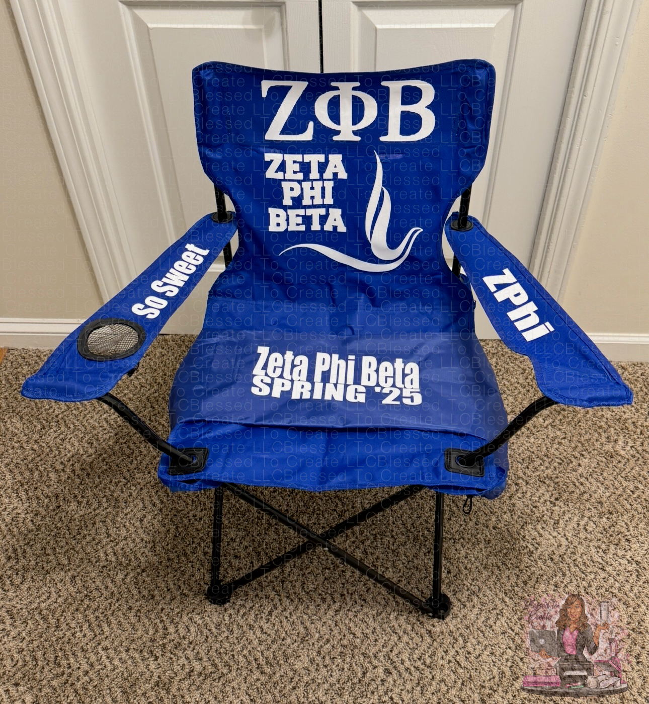 Zeta Phi Beta Lawn Chair