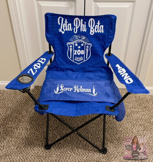 Zeta Phi Beta Lawn Chair